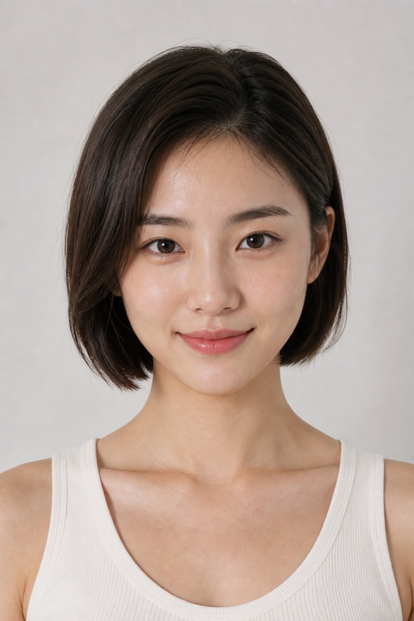 公开合成图库中的成年女性参考人像